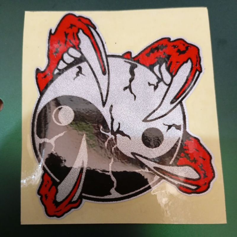 

stiker gambar yin yan cakar