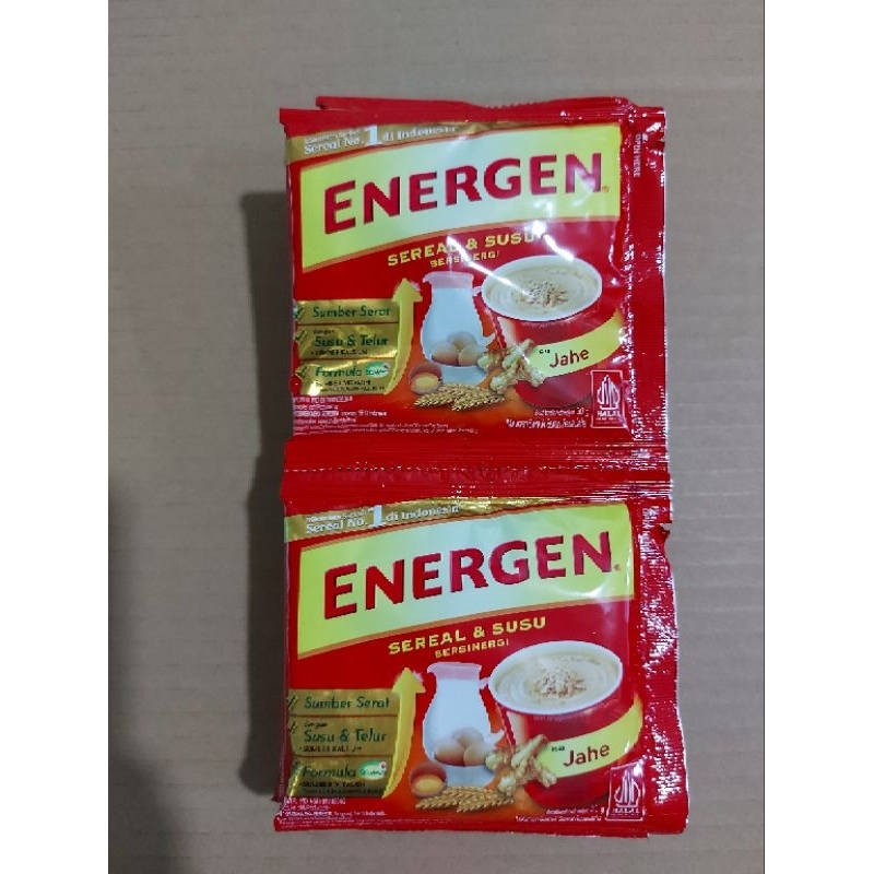 

ENERGEN Sereal & Susu Bersinergi 30gr(1renceng 10pcs)