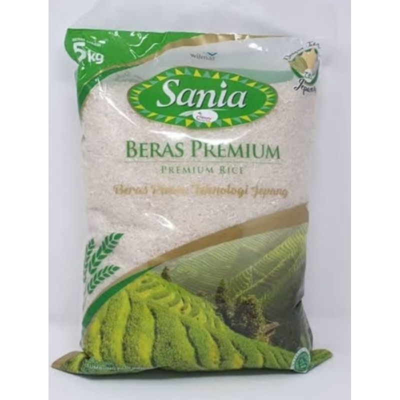 

beras merk sania || 5 kg