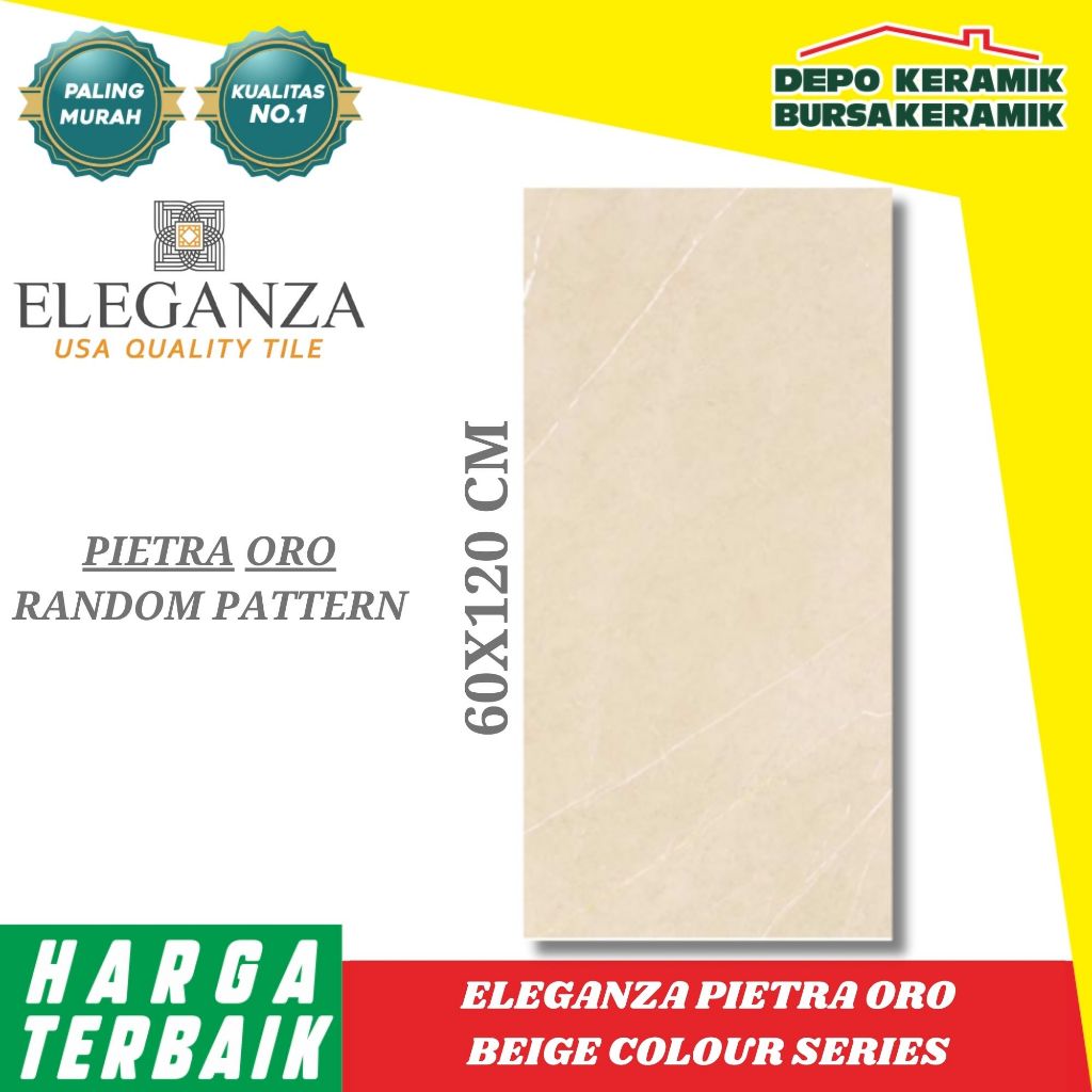 GRANIT MEWAH ELEGANZA 60X120 CM PIETRA ORO BEIGE