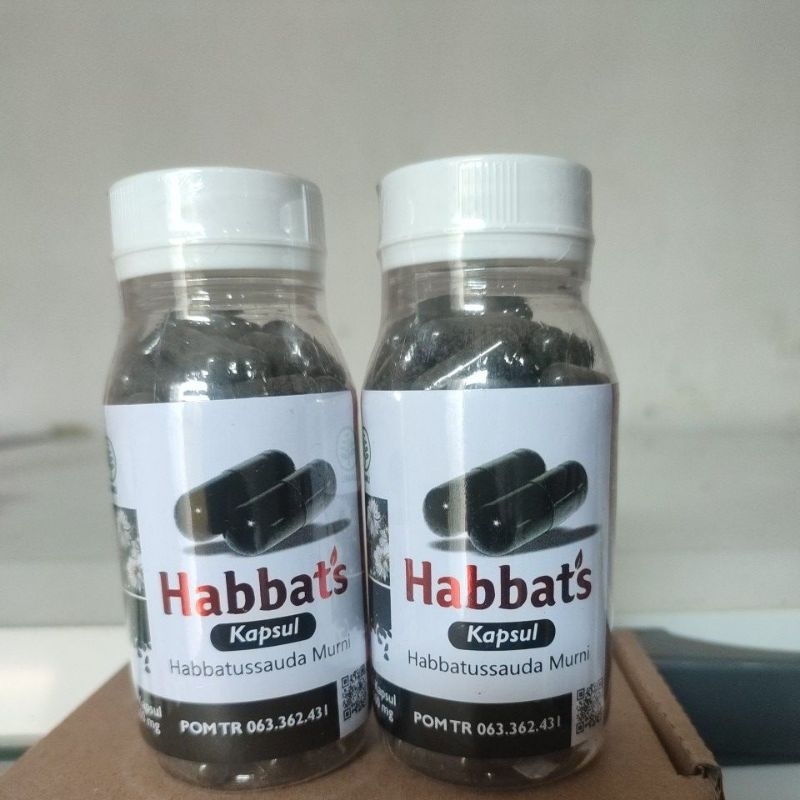 HABBATS HABBATUSSAUDA MURNI 100 KAPSUL - HABBATS 100 KAPSUL
