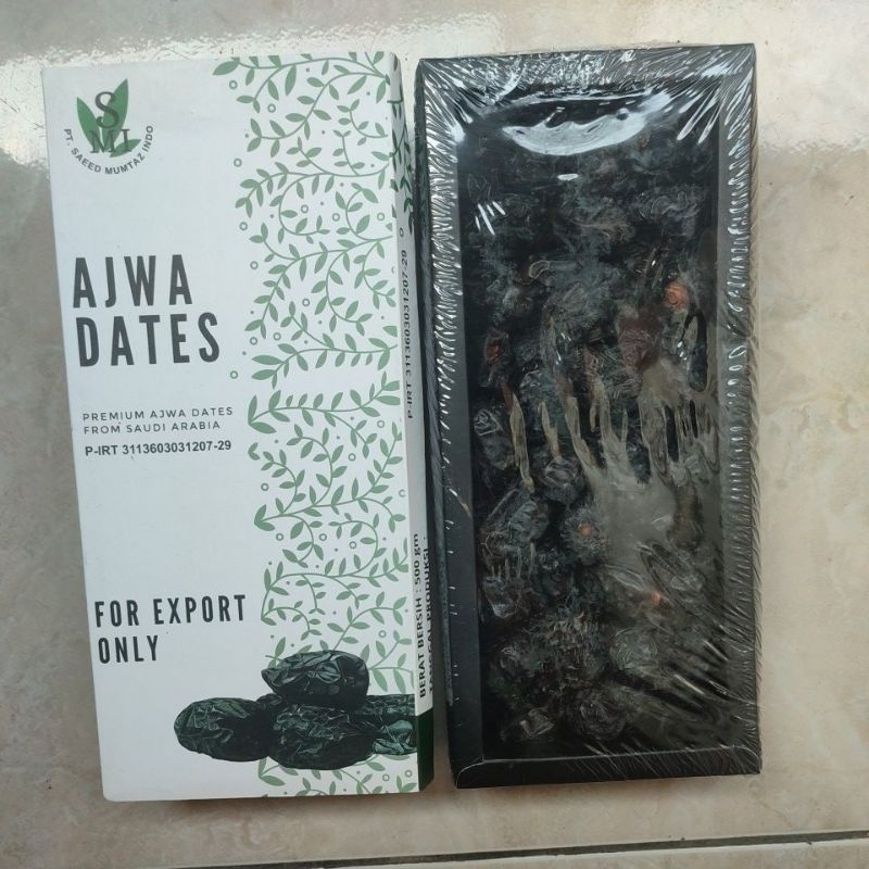 

KURMA AJWA AL MADINAH 500 GR - KURMA AJWA DATES 500 GR PREMIUM