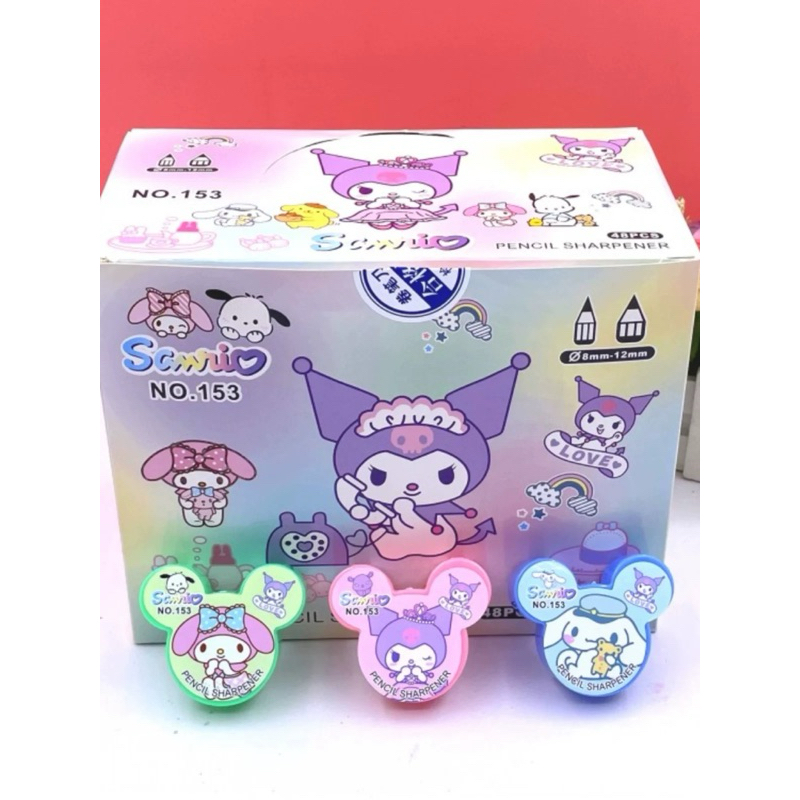 

KUMAS STORE (1pcs)Rautan Mini Sanrio / Serutan Pensil Sanrio Unicorn / Rautan Kecil Motif Karakter