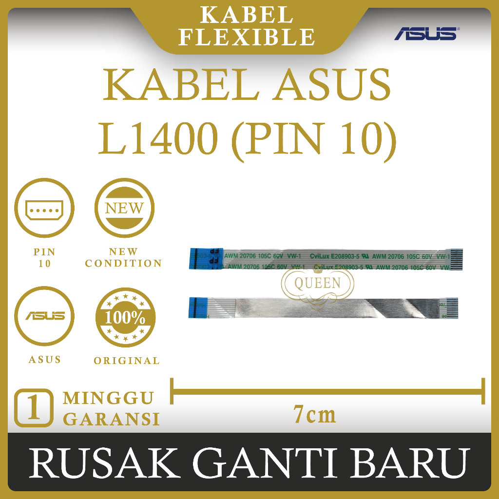 KABEL FLEXIBLE Fingerprint LAPTOP ASUS Expertbook L1 L1400 (PIN 10)