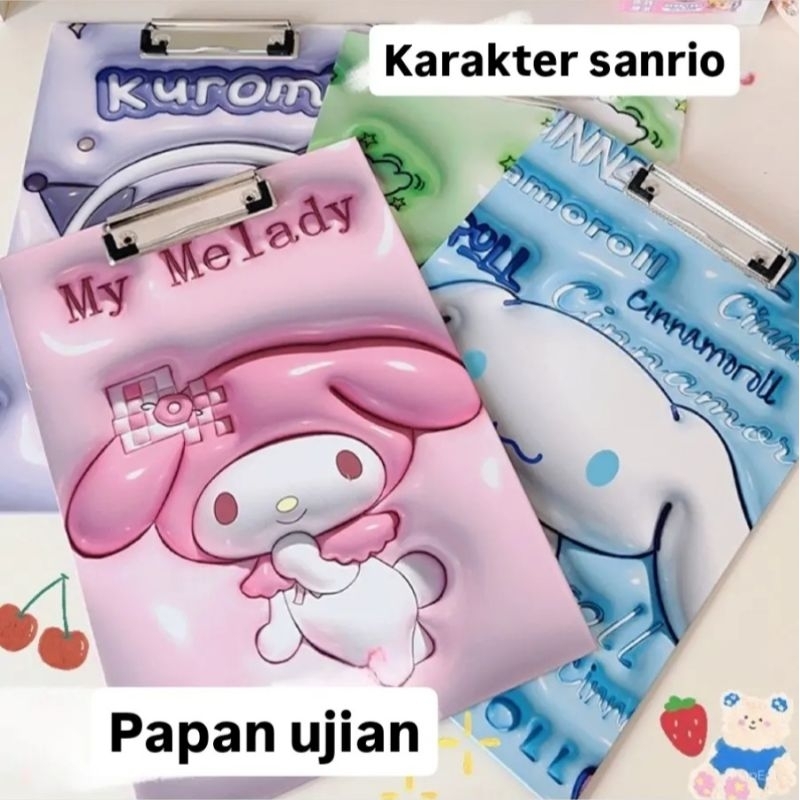 Papan ujian / Papan ujian sekolah / Papan jalan ujian anak 3D / papan alas ujian sekolah