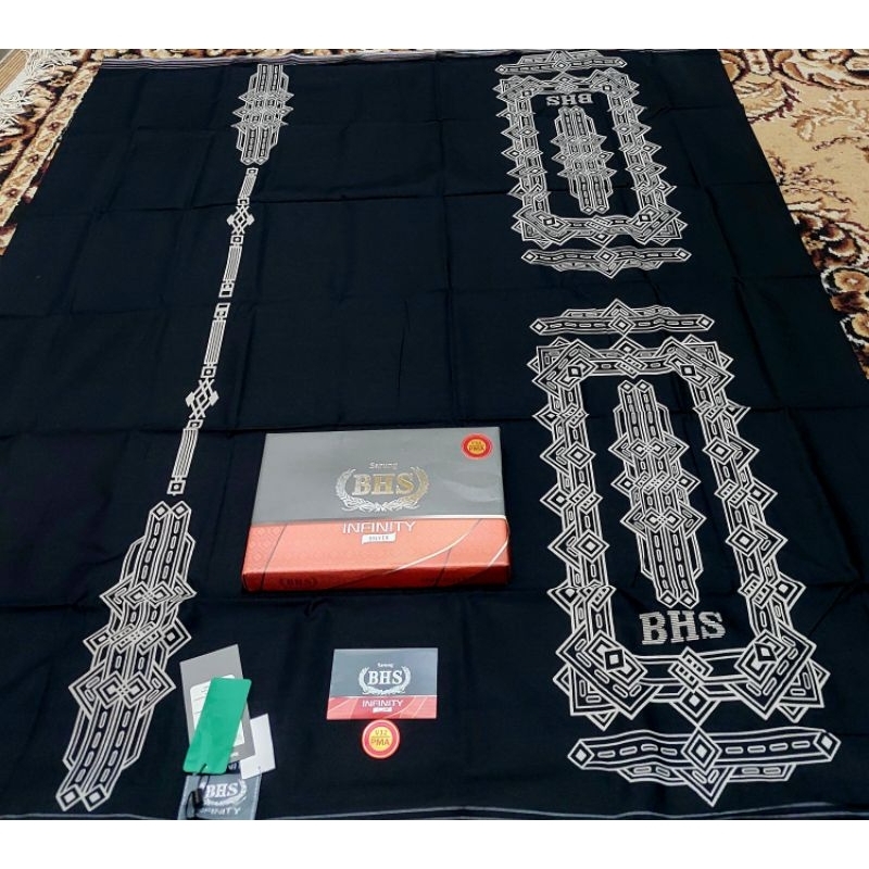 SARUNG TENUN BHS INFINITY PMA,KMB MIX SILVER BRONZE  MOTIFBARU