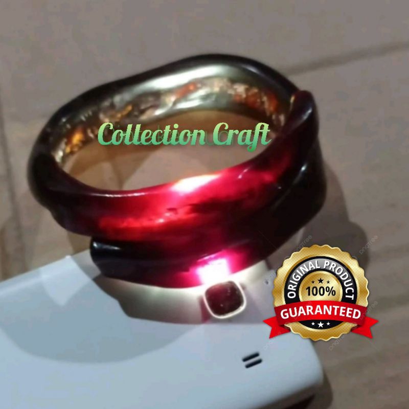 Gelang akar bahar Merah cristal ori super 100%