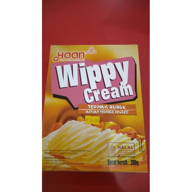 

WIPPY CREAM TOPPING BUBUK INSTAN 200G