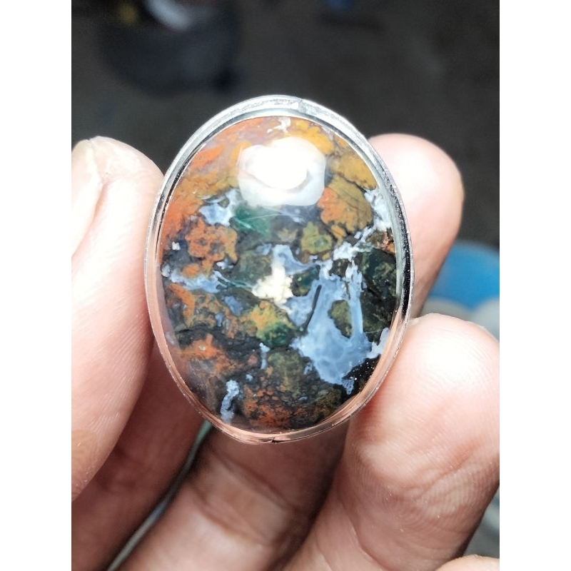 batu akik pancawarna klawing super jreng lain garut bacan dan bulu macan tapak jalak