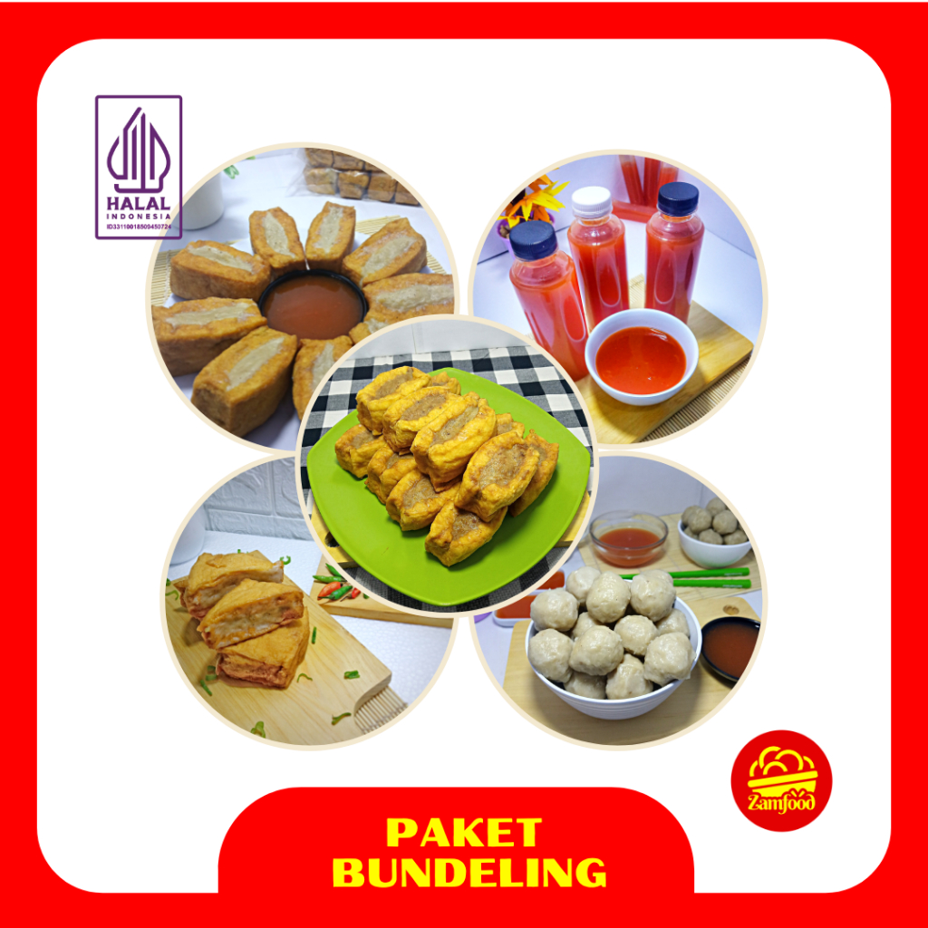

[ 5 Pack ] Azzamfoods Paket HematTahu Bakso Serba 100 ribu Paket Klasik C