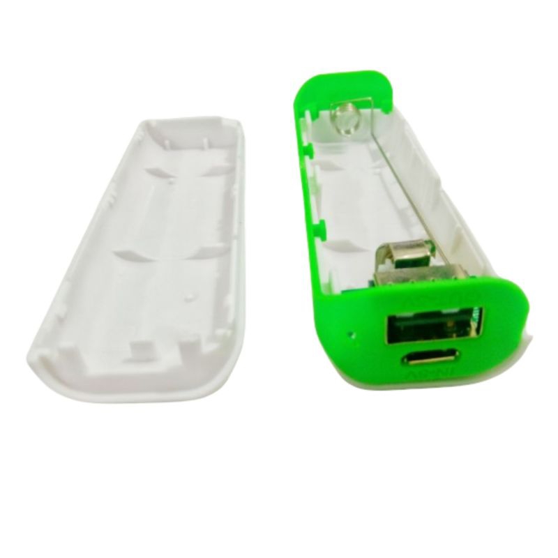 KIT MODUL POWERBANK 1 OUTPUT 1 SLOT 18650 HIJAU