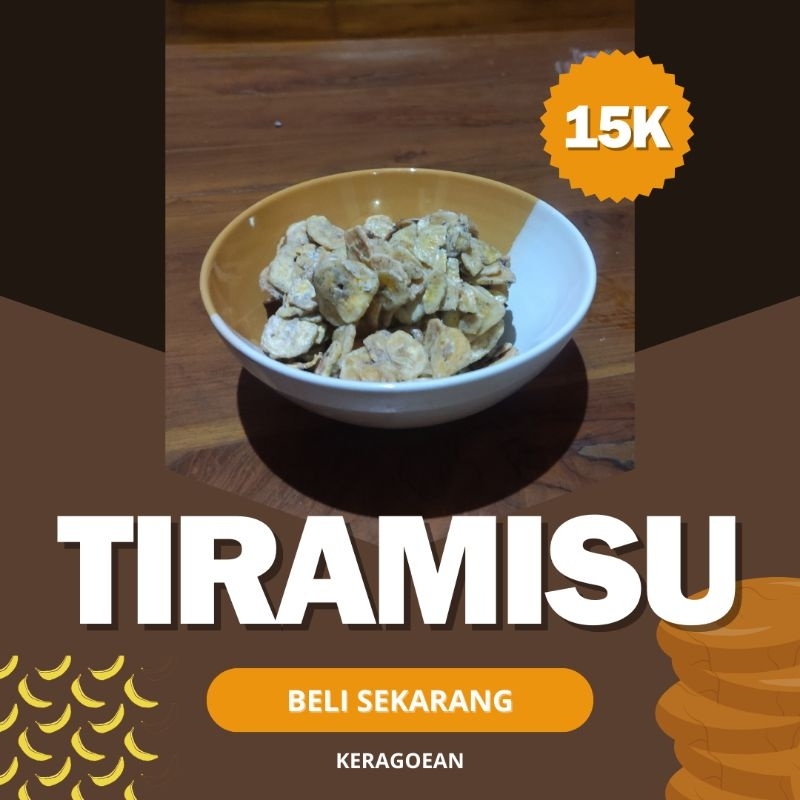 

Keripik Pisang Tiramisu 150gram