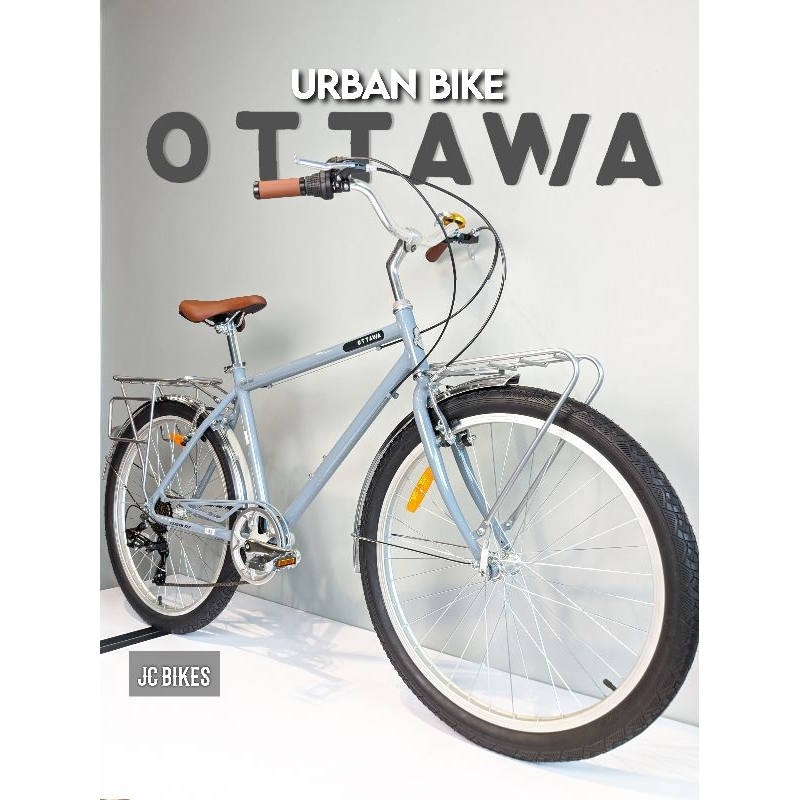 Sepeda Touring Commuter Bike ELEMENT OTTAWA Urban Classic Vintage 26"