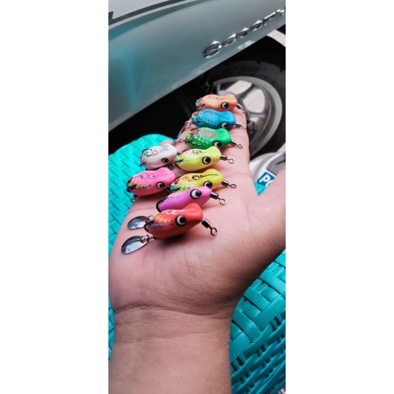 Umpan Casting Soft Frog ( kodok palsu/mainan)