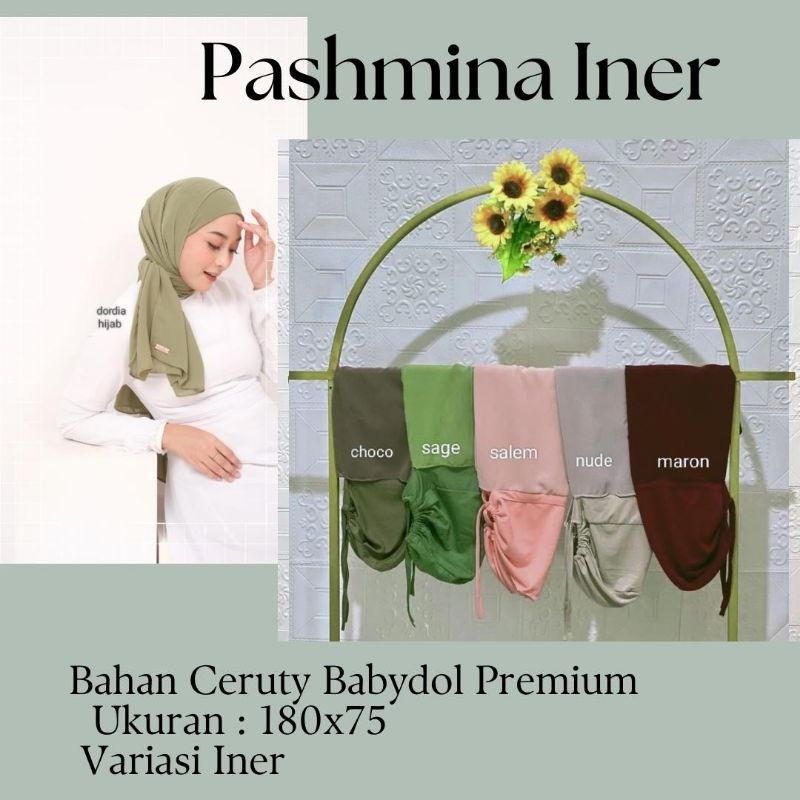 Pashmina INER /Pashmina Ceruty babydol Armani Premium