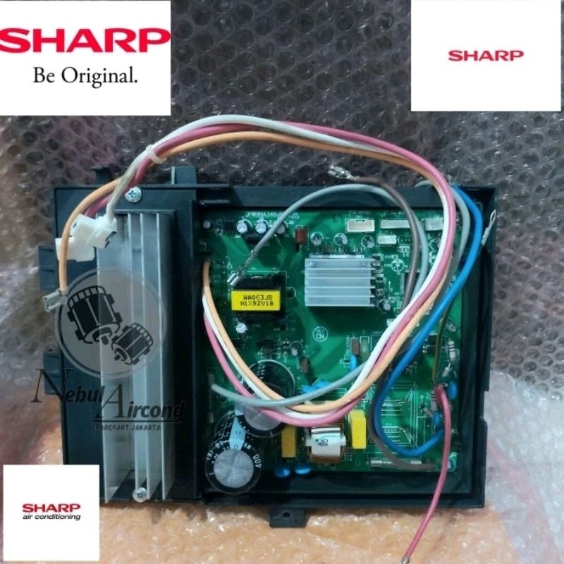 MODUL PCB OUTDOOR AC SHARP INVERTER ORIGINAL 1/2 PK SAMPAI 1 PK UNIT CABUTAN SUDAH DI TES