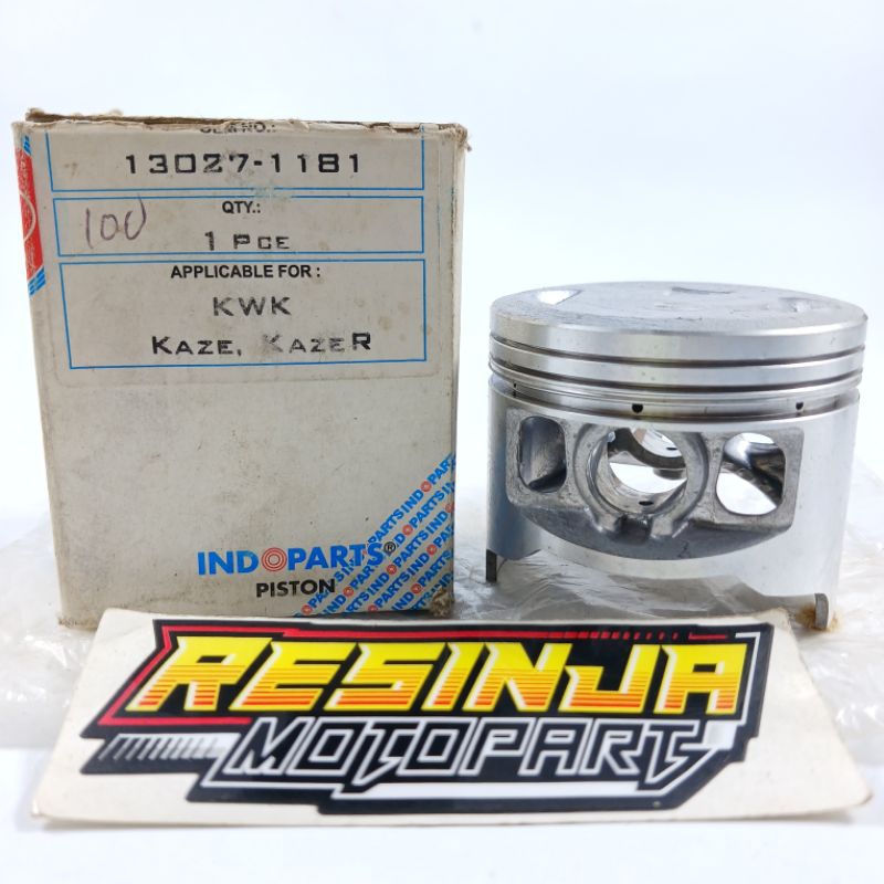 Piston Seher Kawasaki Kaze Kaze R Oversize Os 100 Original Indopart