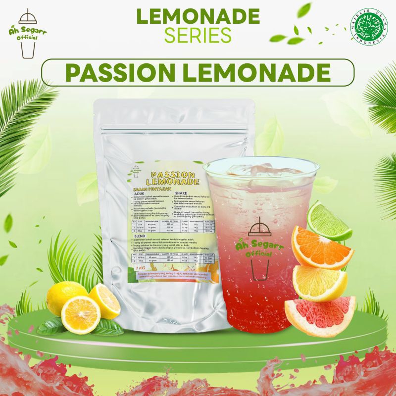 

[Bisa Cod] Passion Lemonade/ Bubuk Minuman Premium Instant 1Kg