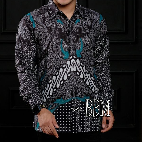 KEMEJA BATIK PRIA BAJU BATIK PRIA DEWASA LENGAN PANJANG ATASAN BATIK FORMAL TERBARU BATIK PEKALONGAN