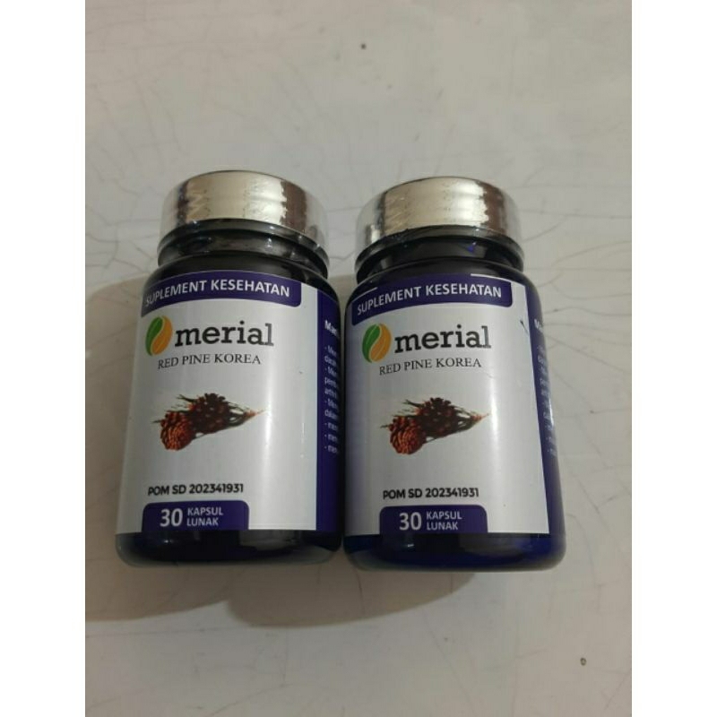 Merial Red Pine Korea original obat kolesterol hipertensi isi 30 butir