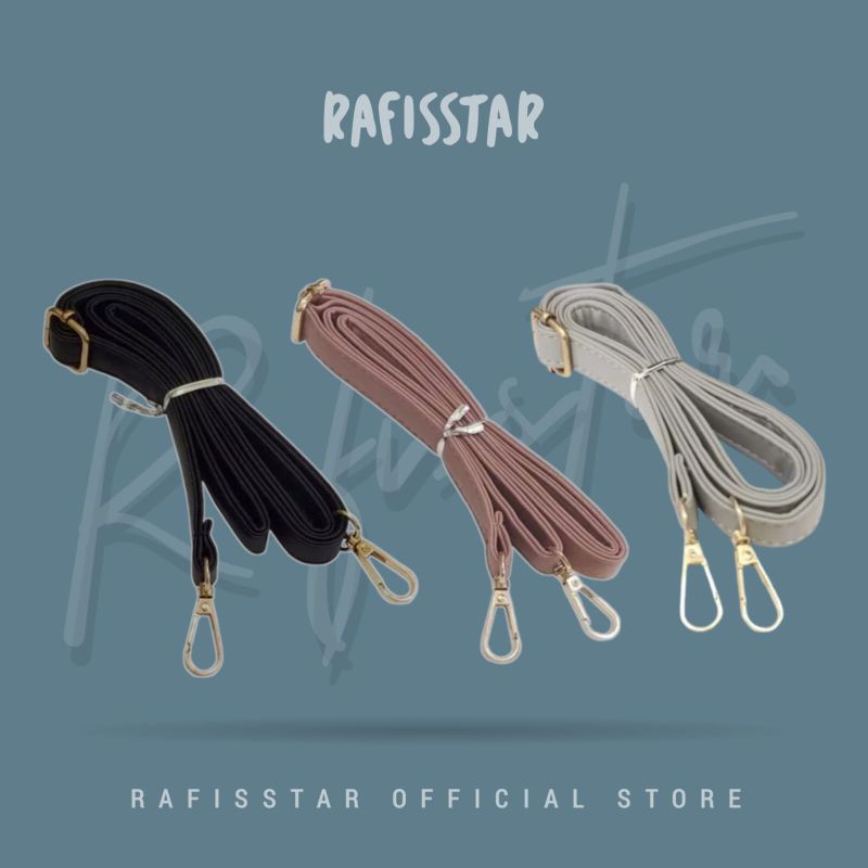 Tali tas kulit sintetis - Tali panjang - tali tas selempang - tali tas wanita