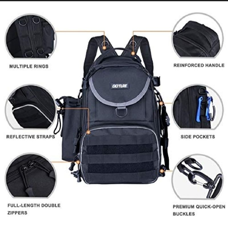 Tas pancing GOTURE outdoor multifungsi