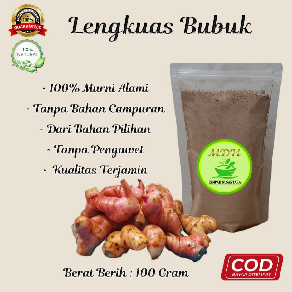 

LENGKUAS BUBUK 100 GRAM ( FOOD DEHYDRATE ) - MURNI 100% DARI BAHAN PILIHAN