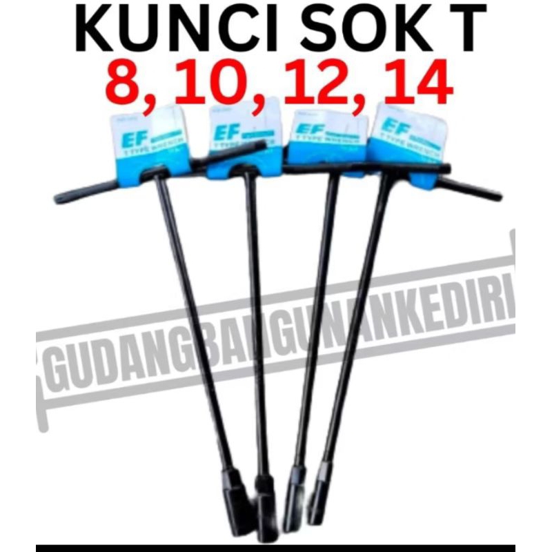 kunci soc T 8 10 12 14 set murah kunci T Komplit kunci t promo kunci soc T Set termurah