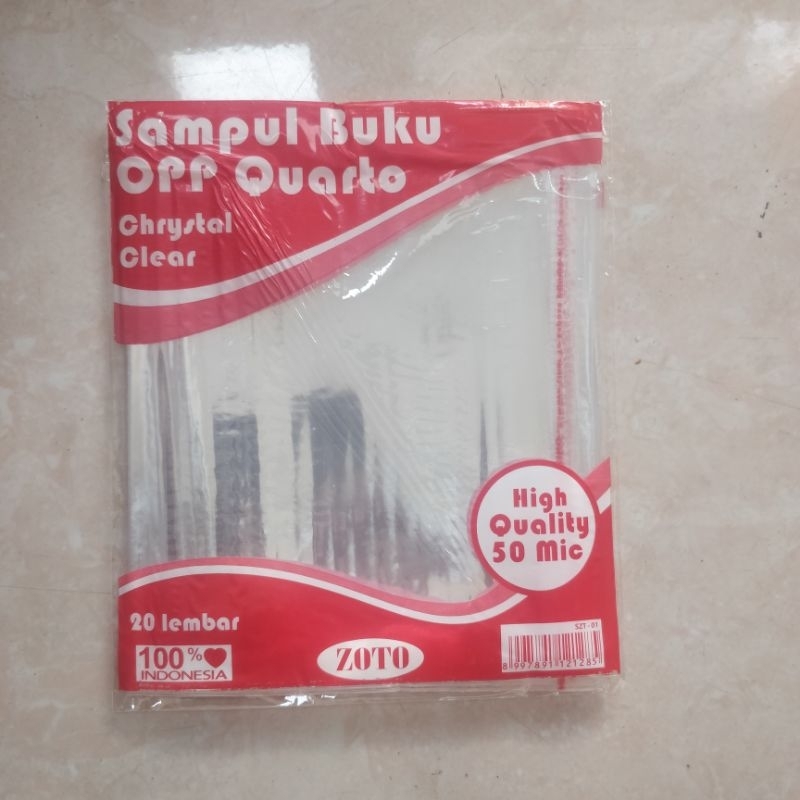 

SAMPUL BUKU OPP ISI 20 LEMBAR / SAMPUL BUKU / SAMPUL BUKU PLASTIK