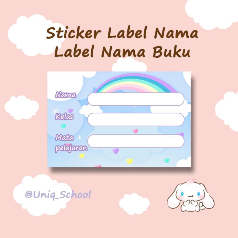 

Stiker Label Nama Stiker Lucu Stiker Estetik Label Nama Buku