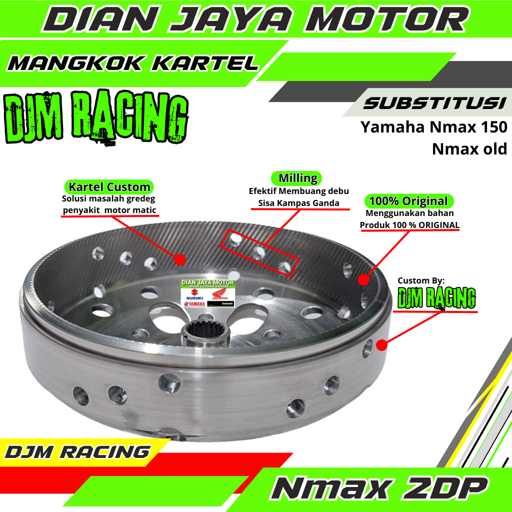 Mangkok Custom Kartel Mangkok ganda custom mangkok oto kartel mangkok kartel Nmax 150 Nmax Old 2DP B