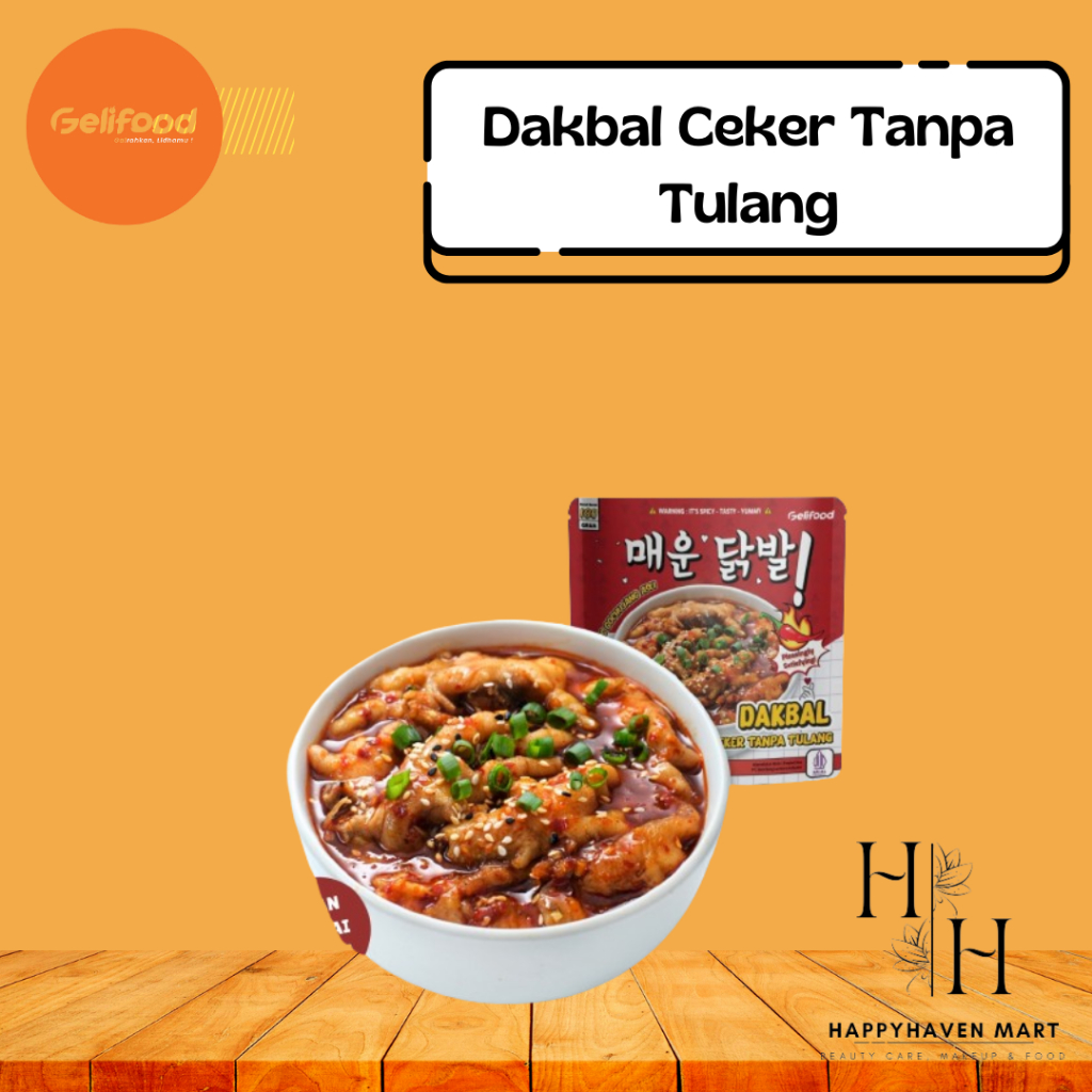 

Geli Food - Dakbal Ceker Tanpa Tulang 180gr
