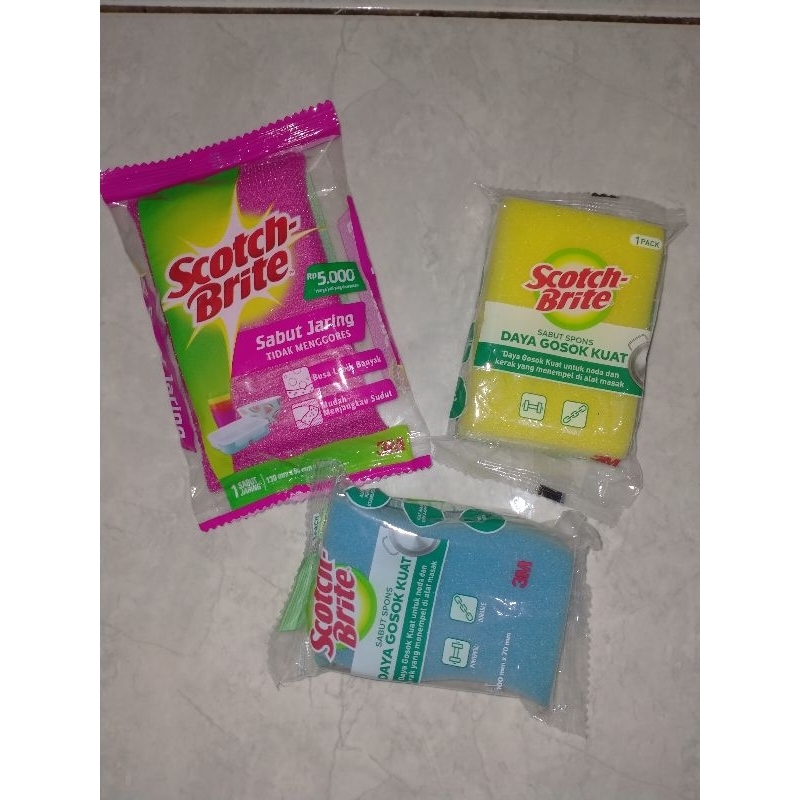 Spons Cuci Piring / Scotch Brite 3M