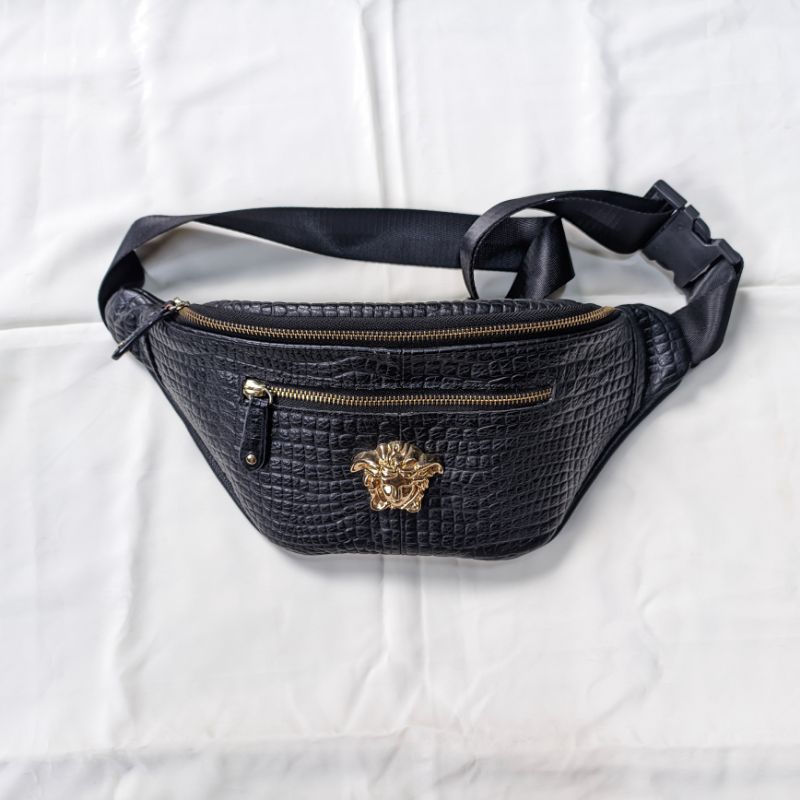Waisbag pria versace | Tas Selempang Ringan | Tas Selempang Versace | Waisbag terbaru | Tas selempan