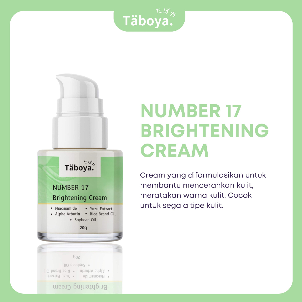 Taboya Number 17 Brightening Cream