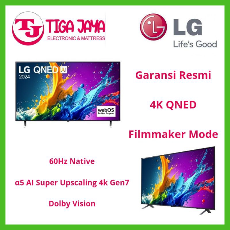 LG 65QNED80 LED QNED TV 65 INCH 4K QNED SMART TV LG 65QNED80TSA