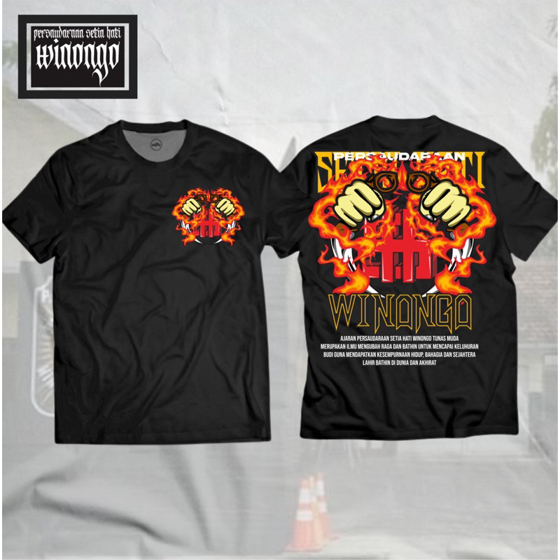 Kaos PSHW Persaudaraan Setia Hati Winongo Distro Terbaru