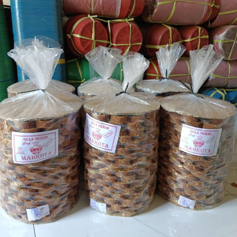 

Gula Merah Super Cap Mahkota/Gula Jawa Super -10 Kg