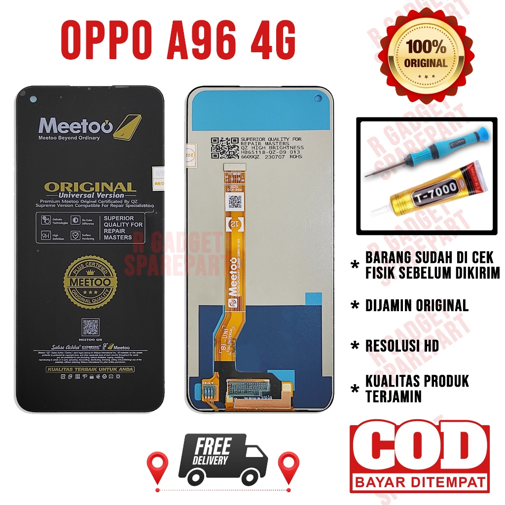 Lcd Oppo A96 4G Original OEM Quality Lcd Touchscreen Fullset Oppo A96 4G