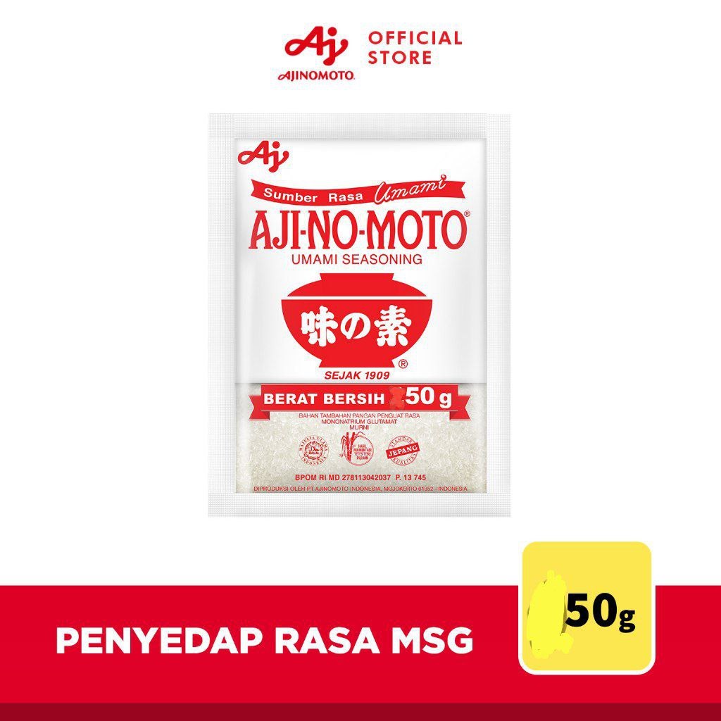 PROMO 1 PCS PENYEDAP RASA MSG AJINOMOTO 50GRAM