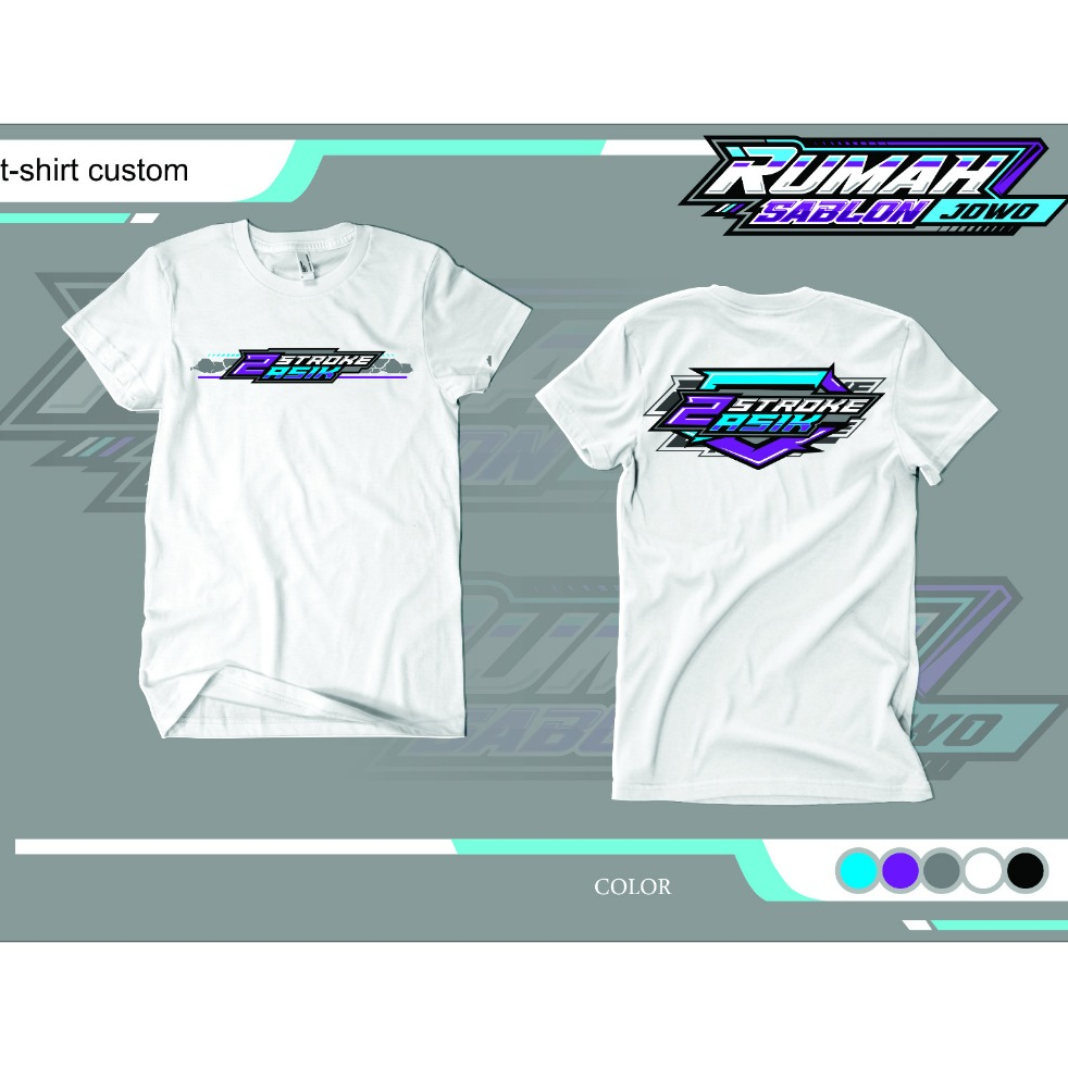 KAOS CUSTOM KAOS 2 STROKE | KAOS MEKANIK AMATIR | KAOS RACING ORIGINAL | BAJU RACING ORIGINAL COMBAD