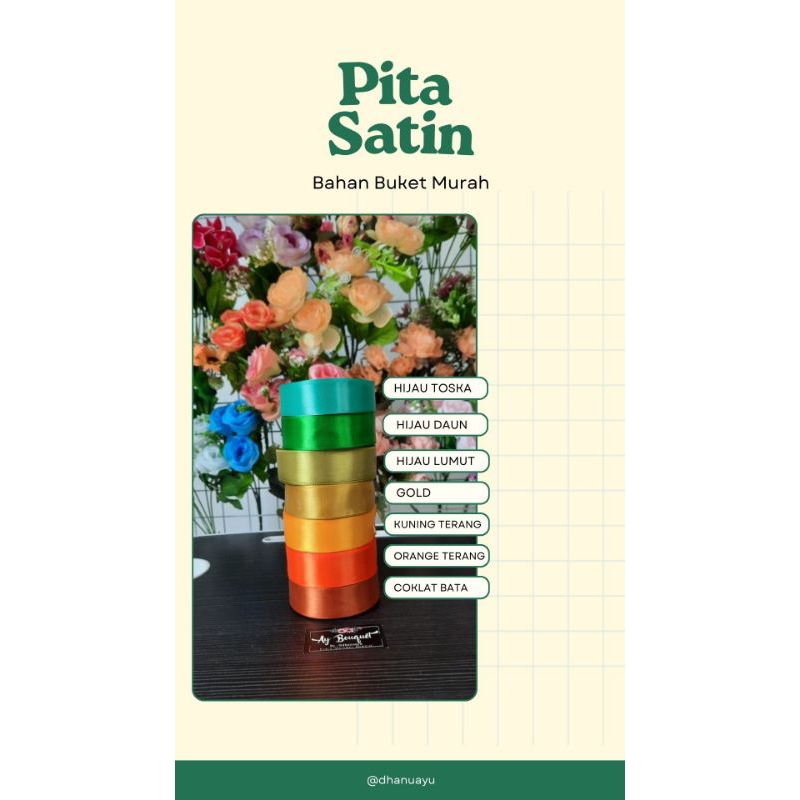 

PITA SATIN 1 INCH (2,5 cm)/PITA KADO