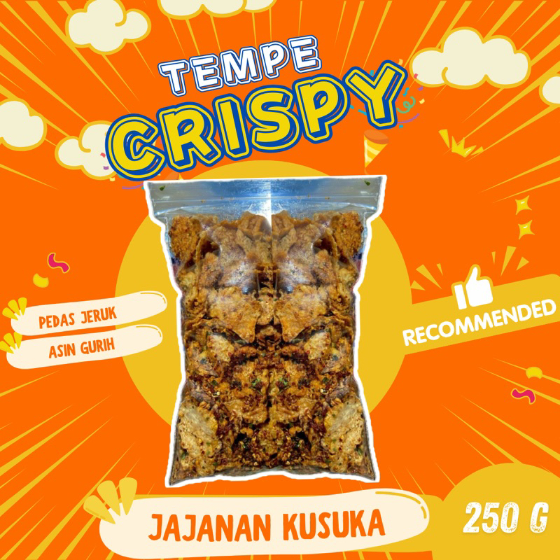 

Tempe Crispy Pedas Daun Jeruk 100 GRAM