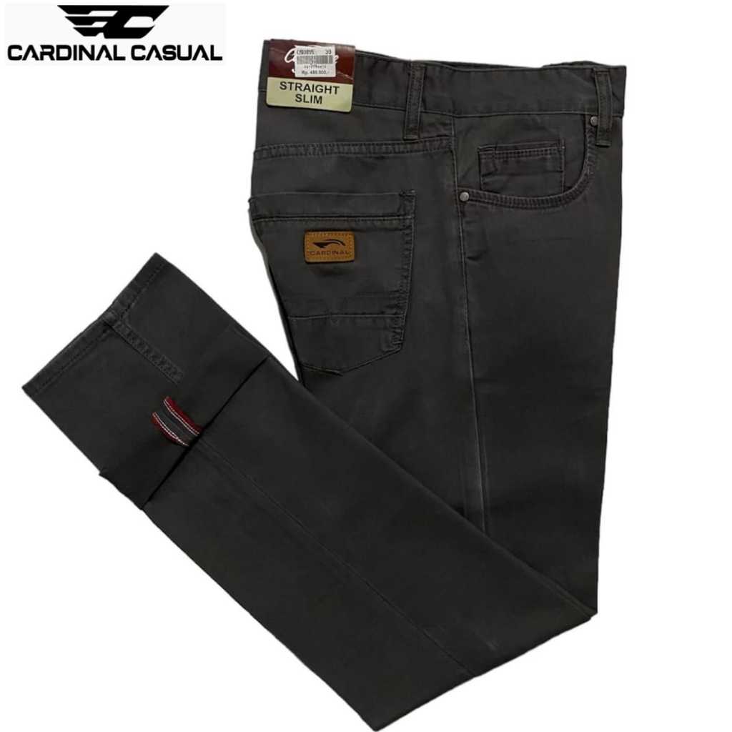 CELANA PANJANG KANVAS PRIA CELANA CARDINAL PANJANG PRIA CELANA CHINO PANJANG CARDINAL