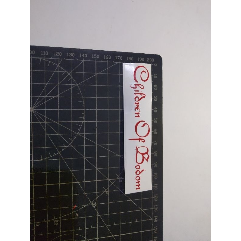 

cutting stiker children of bodom