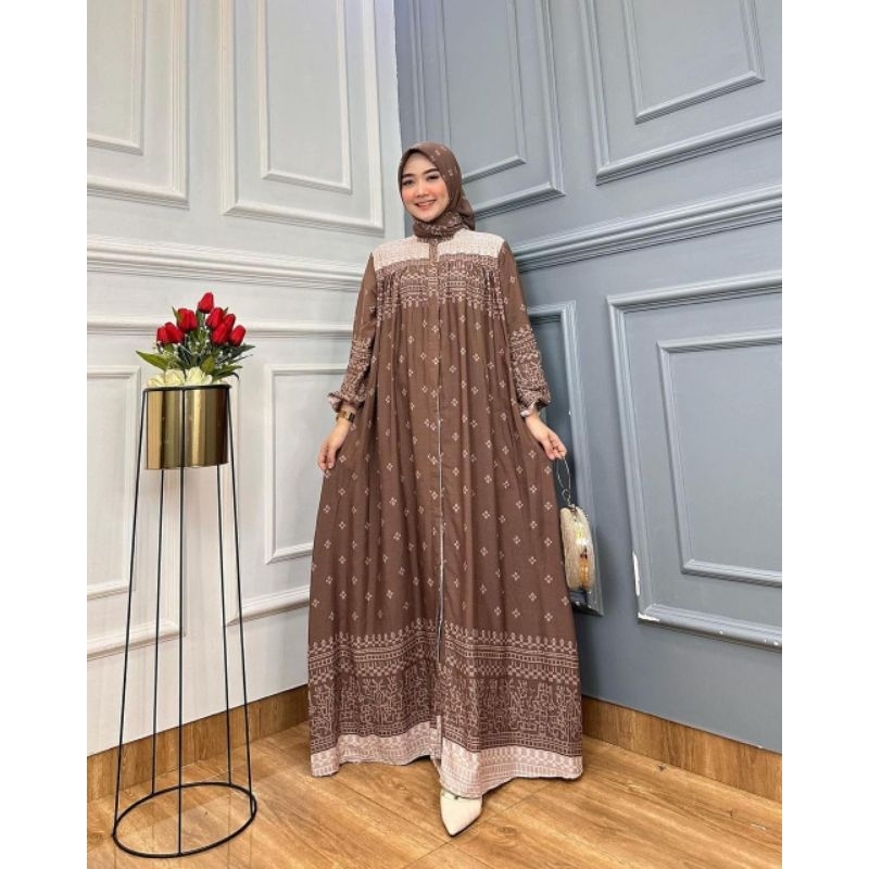 DRESS RAYON ETNIK ZARAA/GAMIS RAYON ETNIK