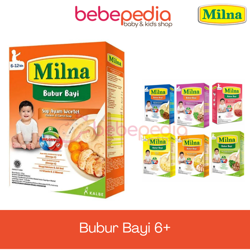 Milna Bubur Bayi 6 Bulan / 8 Bulan bulan 120g