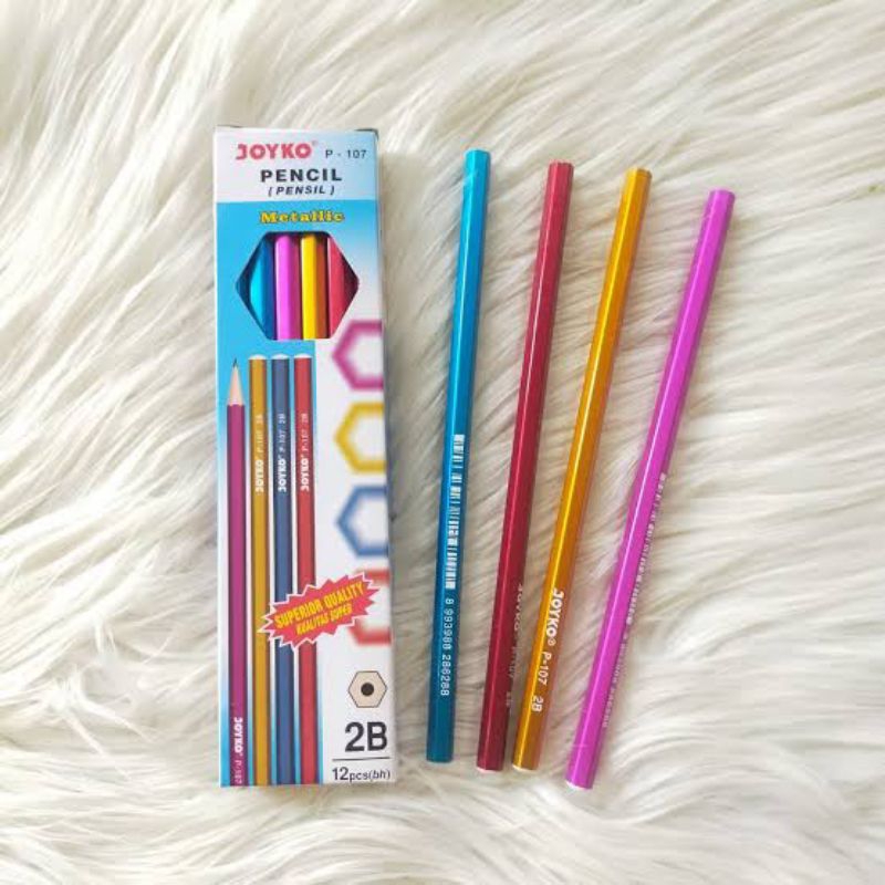 

pensil joyko 2B metalic per 1pcs/satuan