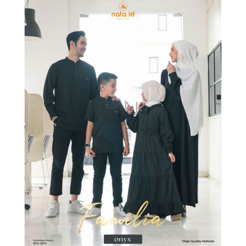 Dilovable.id | SARIMBIT FAMILIA SARIMBIT POLOS RUFFLE GAMIS POLOS SARIMBIT KELUARGA BY. NATA.ID