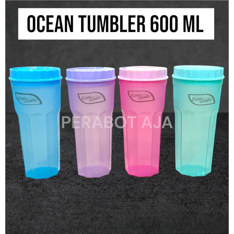 TUMBLER PLASTIK OCEAN 700 ML / GELAS TUTUP  PUTAR / BOTOL MINUM  DENGAN TUTUP ALLWARE